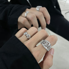 Minimalist Neutral Style Personalized Ring ArtsKoreanMan