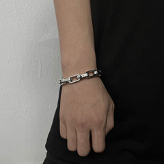 Square Buckle Titanium Steel Bracelet