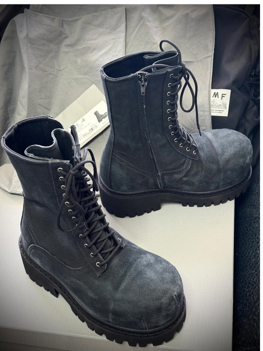 Retro Dark Knight Big Toe Martin Boots