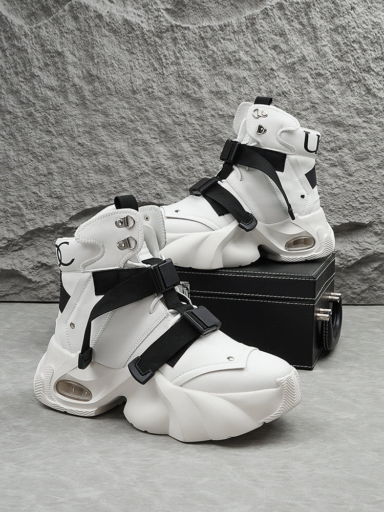 Black Warrior High-top Functional Boots ArtsKoreanMan