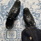Dark Punk Style Lace-up Leather Shoes