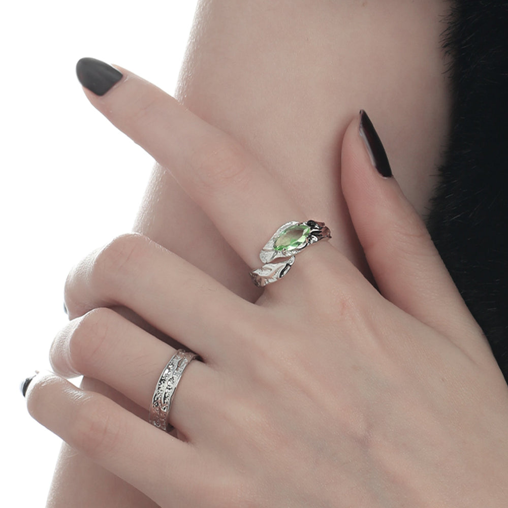 Cat's Eye Vintage Adjustable Size Ring ArtsKoreanMan