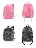 Plush Tassel Versatile Colorful Backpack
