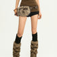 Retro Gypsy Rivet Plush Belt