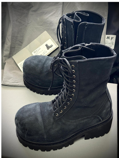 Retro Dark Knight Big Toe Martin Boots