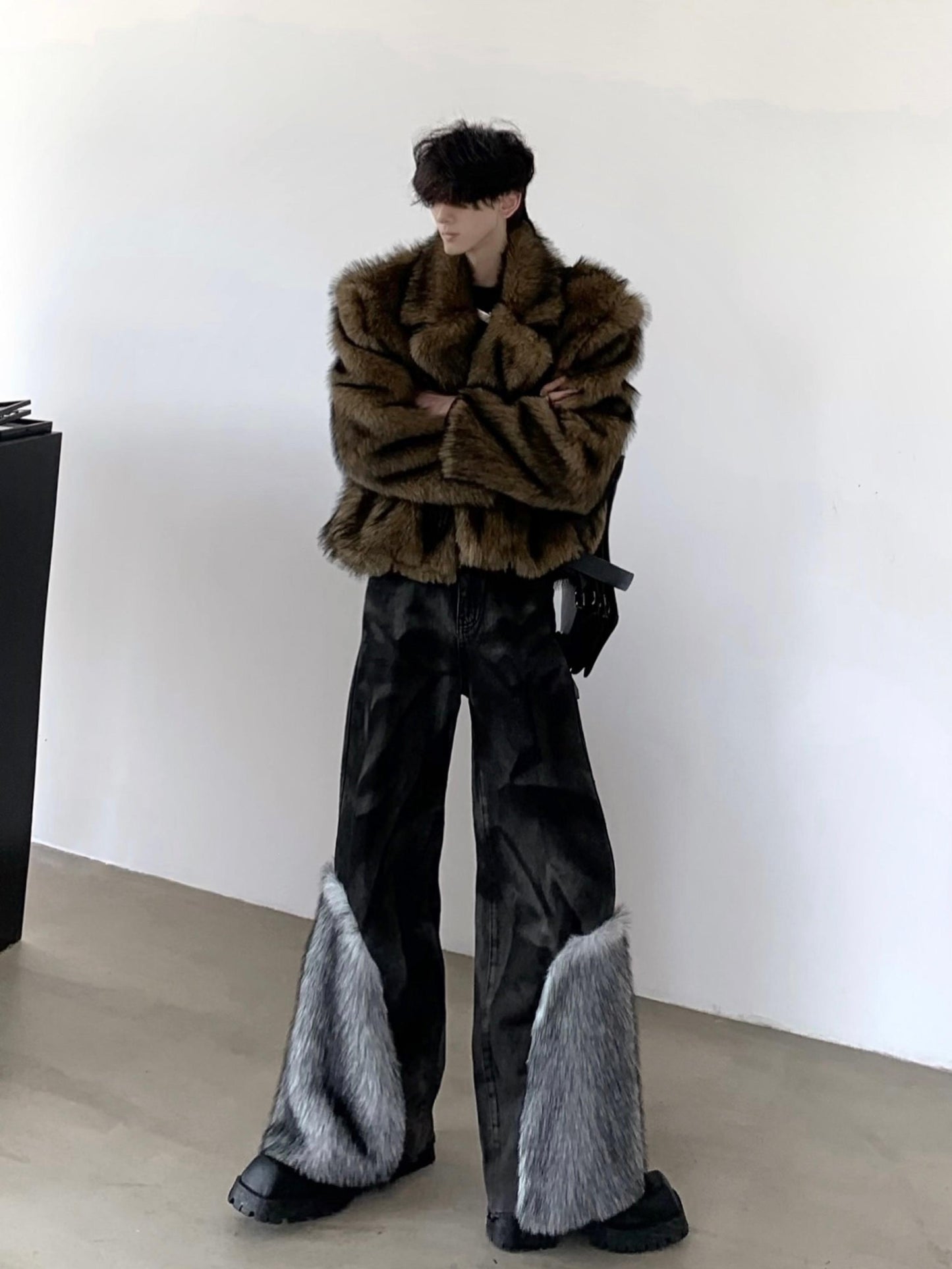 【25s Oct.】Vintage patchwork mink jeans