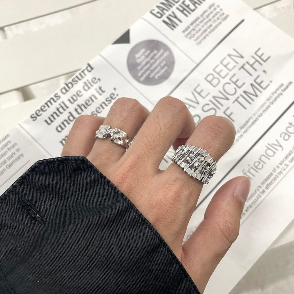 Minimalist Neutral Style Personalized Ring ArtsKoreanMan