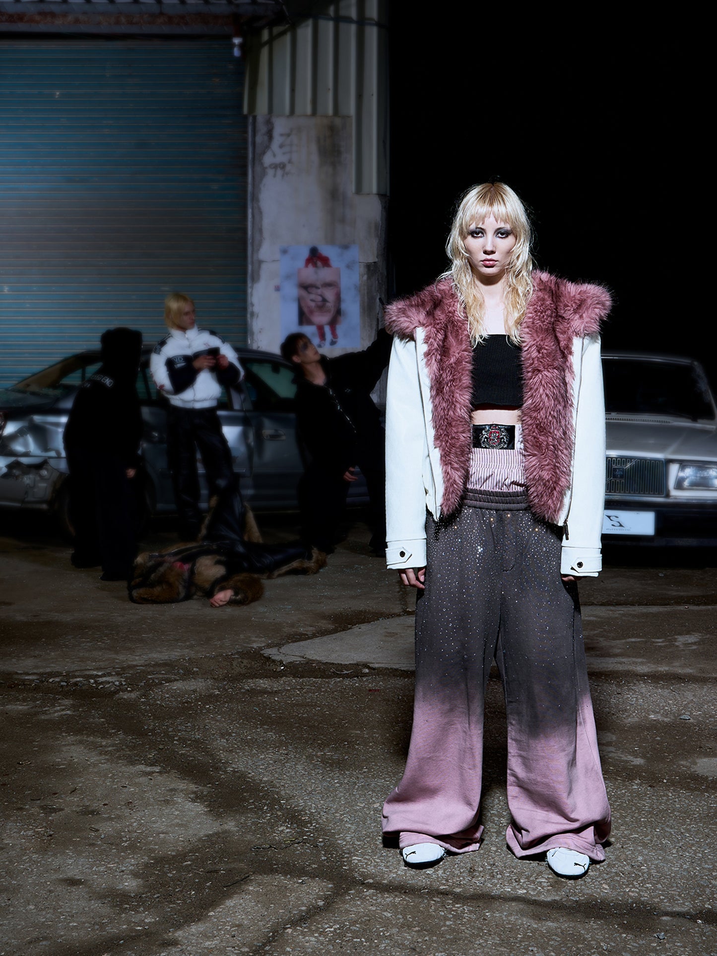 【25s Nov.】Stellar Rhinestone Thick Hooded Sweatshirt/Pants