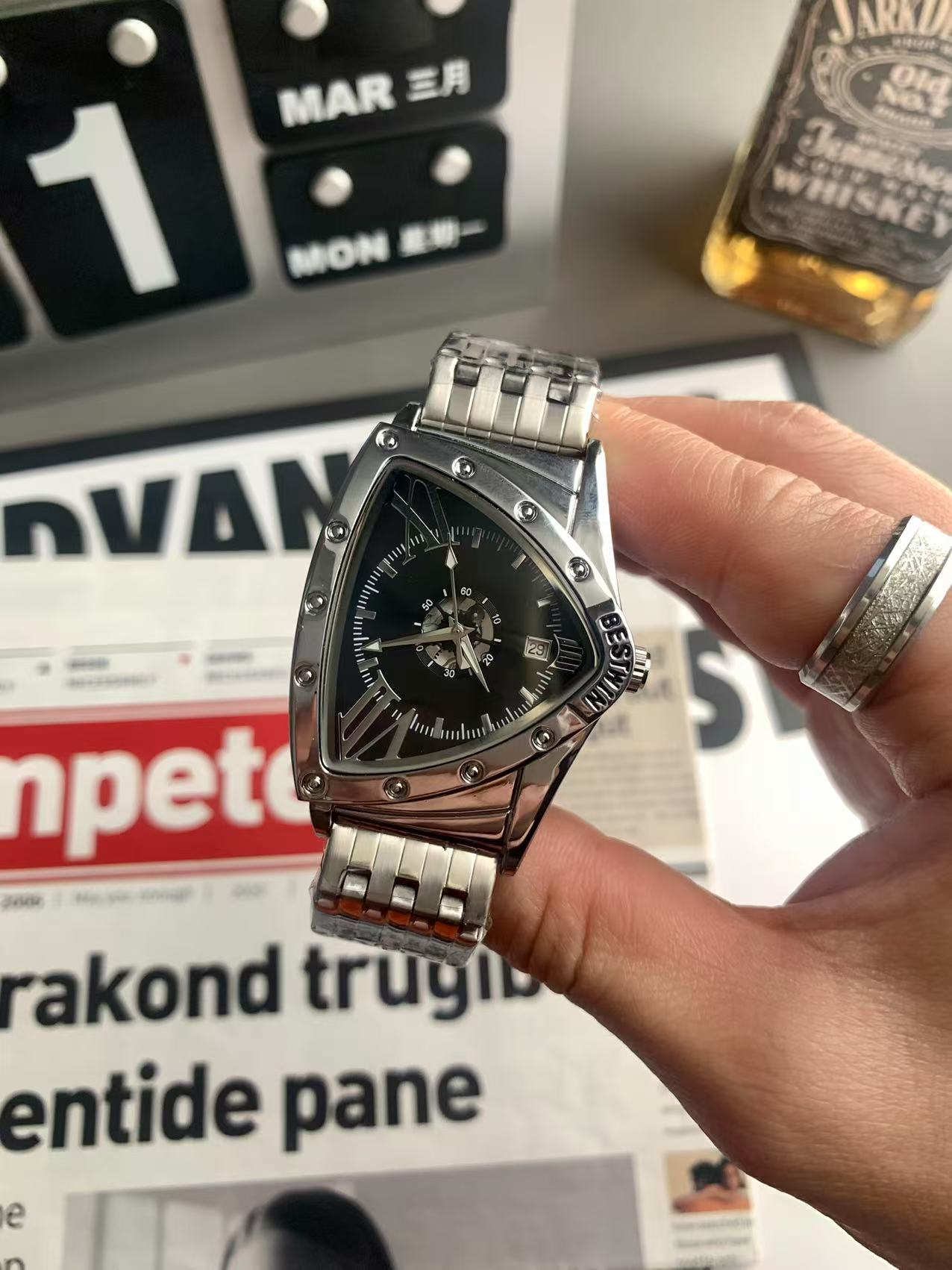 Wormhole Concept Triangle Watch Bracelet