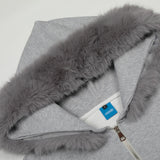 【25s Sep.】Slouchy Fur Collar Cardigan Hoodie