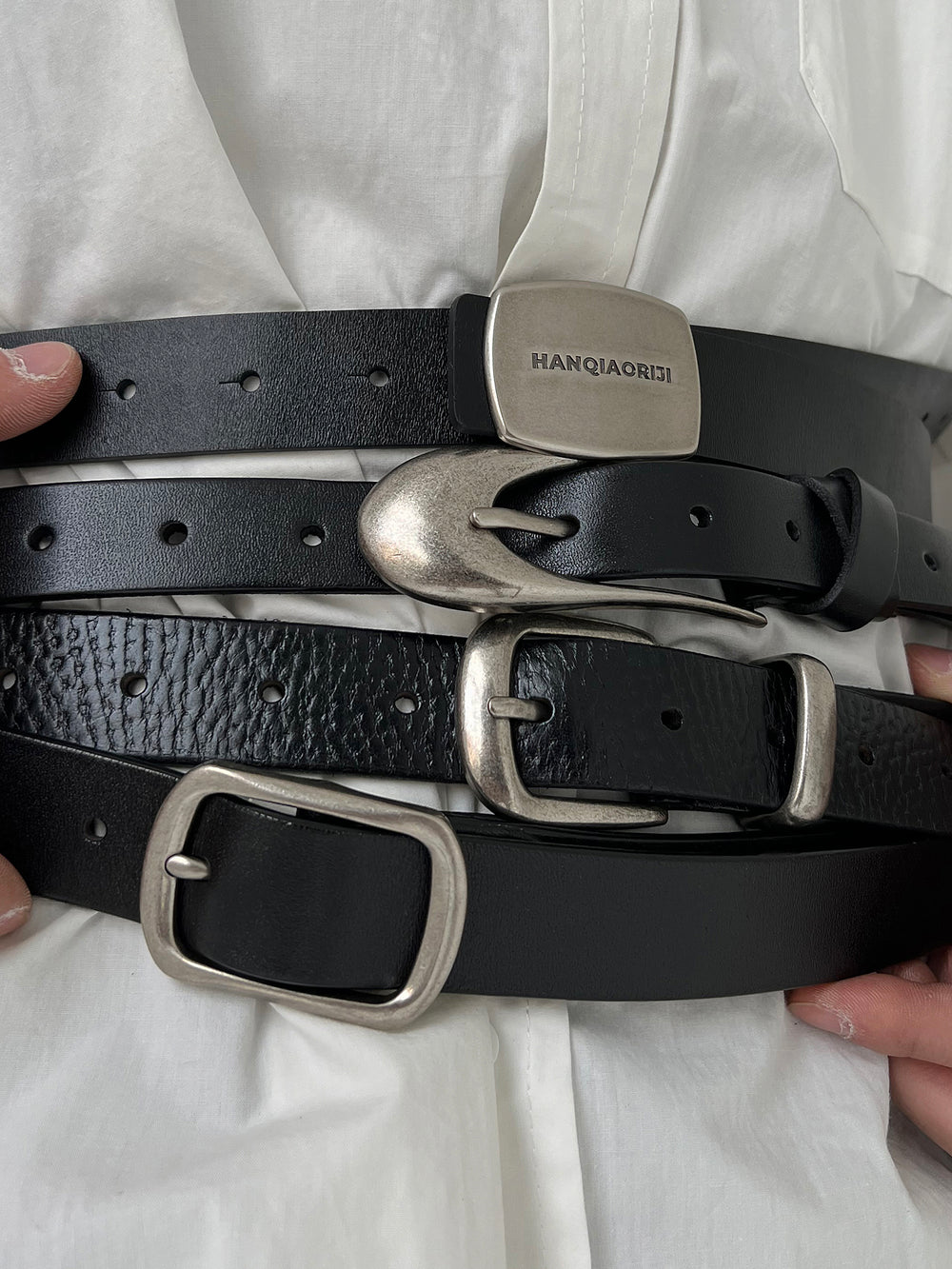 Niche Metal Buckle Belt ArtsKoreanMan