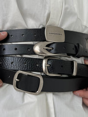 Niche Metal Buckle Belt ArtsKoreanMan
