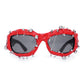 Punk Rivet Metal Color Frame Sunglasses