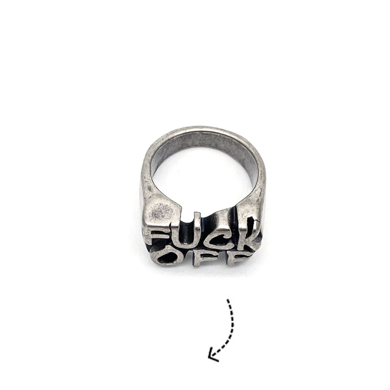 Trendy Street Ancient Silver Ring