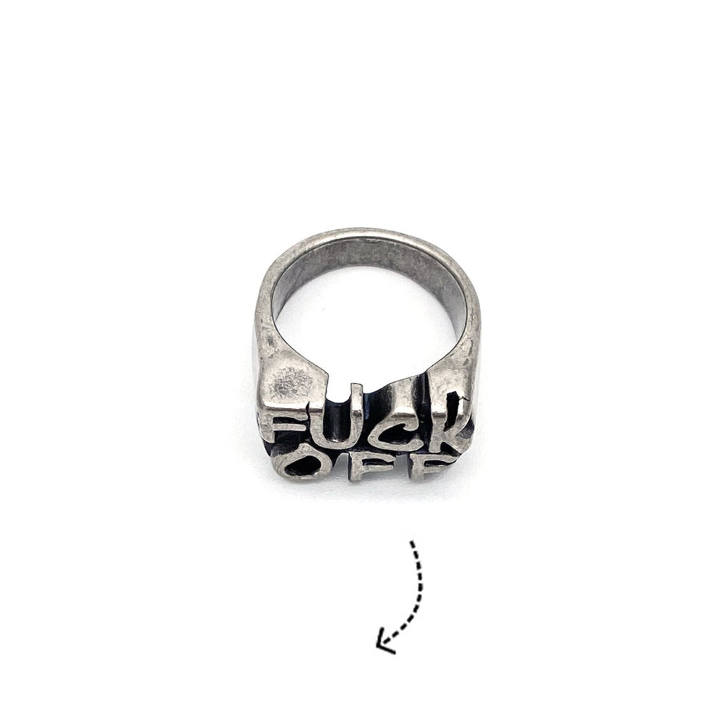 Trendy Street Ancient Silver Ring ArtsKoreanMan