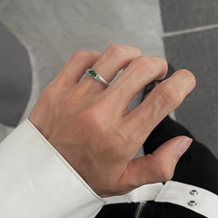 Oasis Series Gemstone Adjustable Ring ArtsKoreanMan