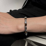 Beaded Titanium Steel Bracelet