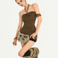 Retro Gypsy Rivet Plush Belt