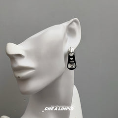 Zipper Design Y2k Earrings
