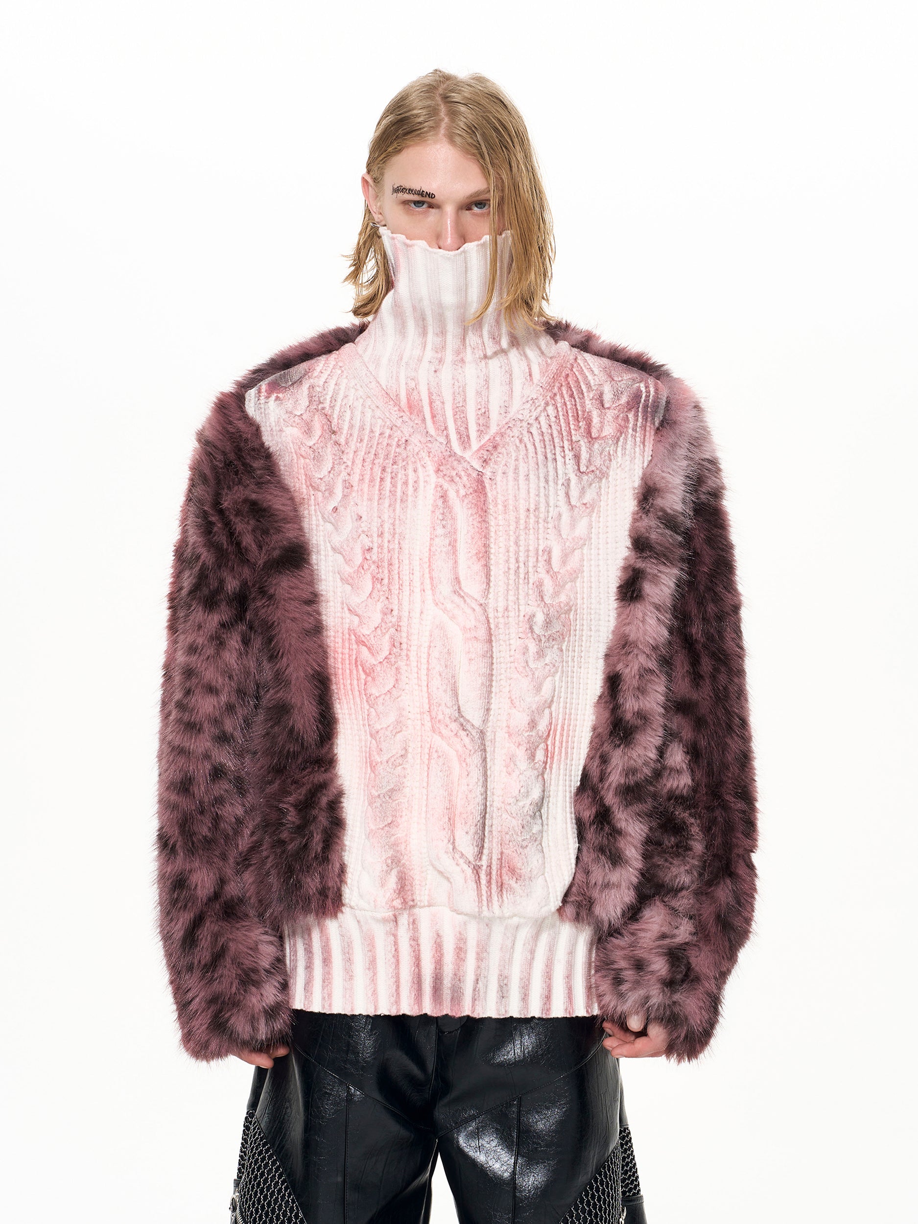 【25s Dec.】Fur Collar Knit Sweater