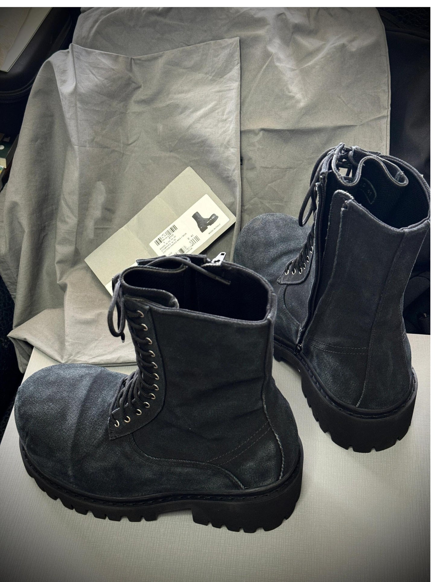 Retro Dark Knight Big Toe Martin Boots