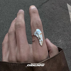 Simple Vintage Mask Face Ring ArtsKoreanMan