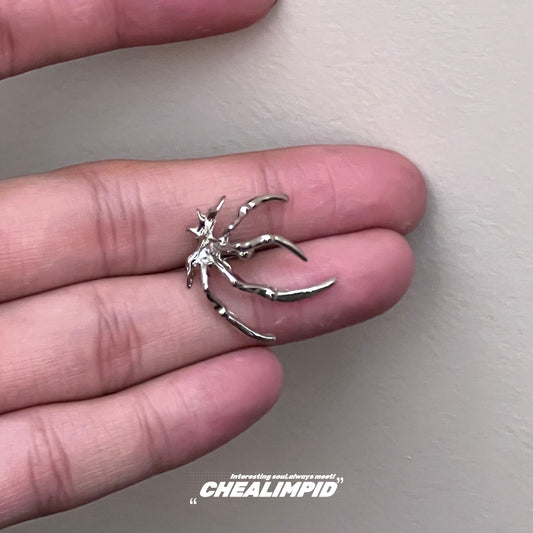 y2k Spider Ear Clip Earrings