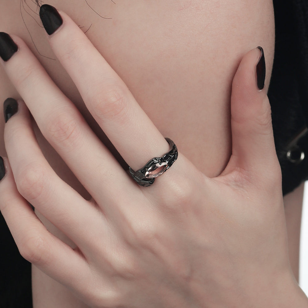 Cat's Eye Vintage Adjustable Size Ring ArtsKoreanMan