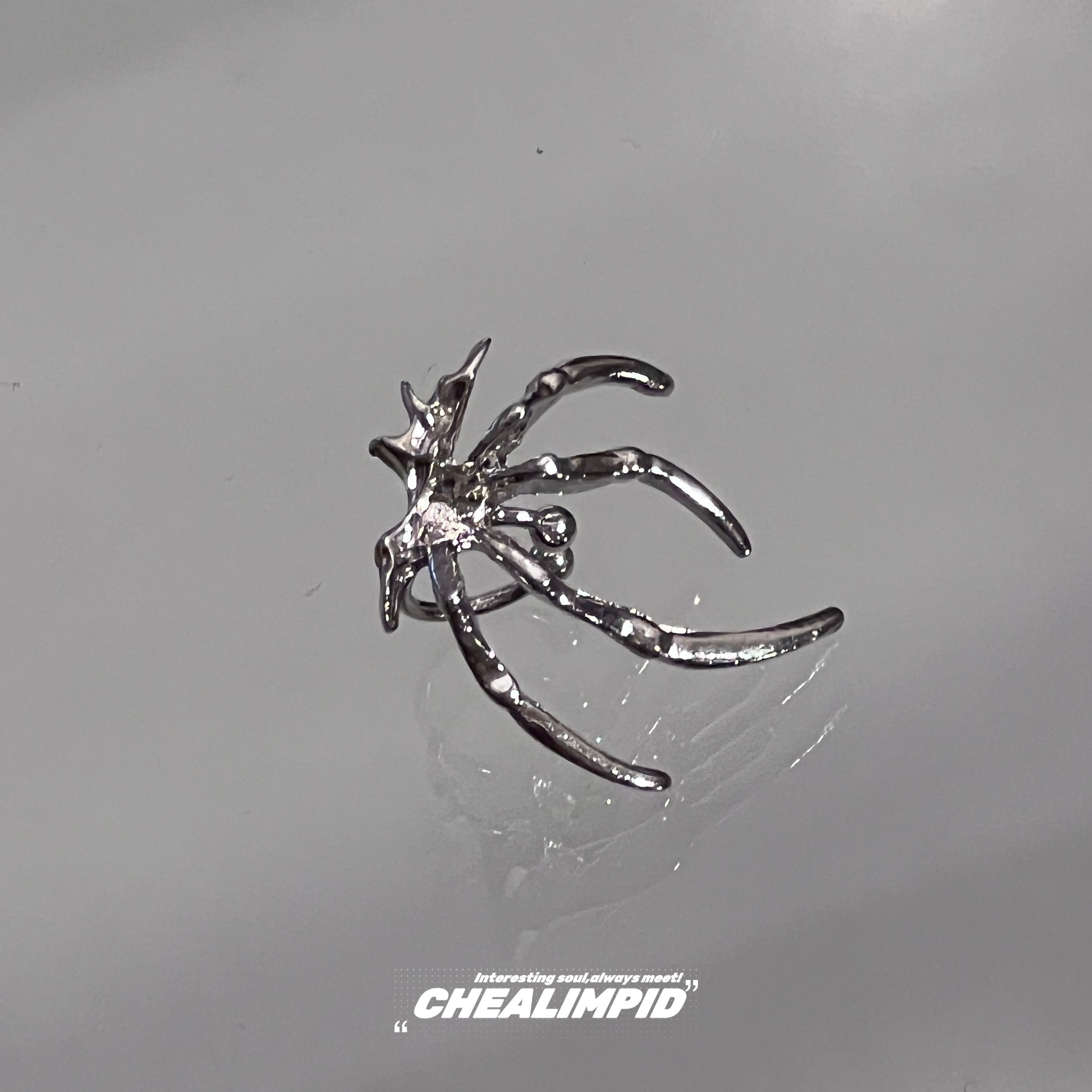 y2k Spider Ear Clip Earrings