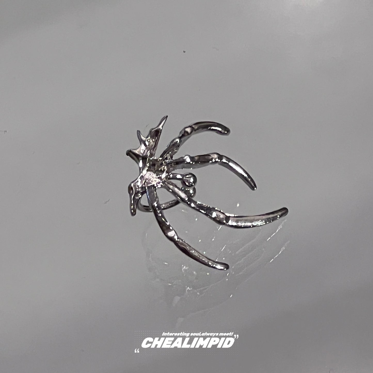 y2k Spider Ear Clip Earrings