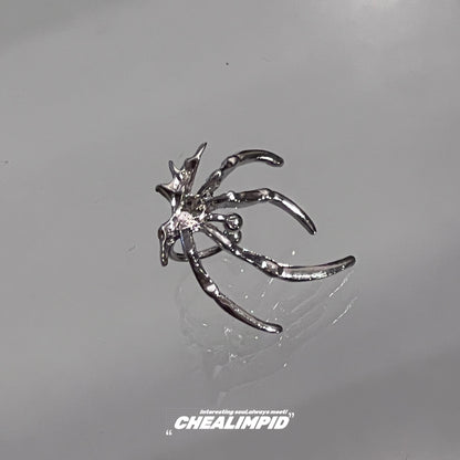 y2k Spider Ear Clip Earrings