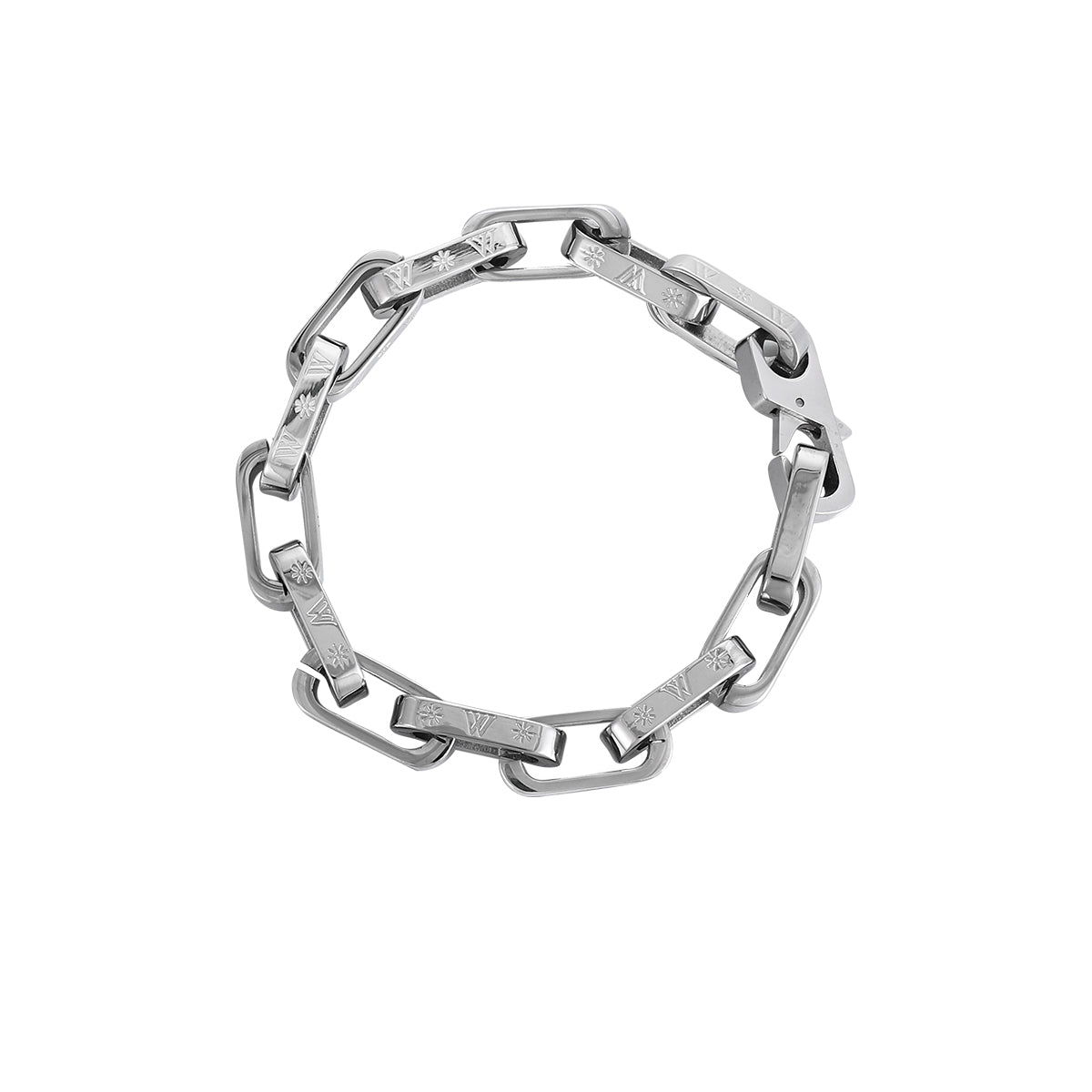 Square Buckle Titanium Steel Bracelet