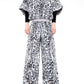 【25s Oct.】Short Furry Leopard Print Faux Fur Coat/Pants