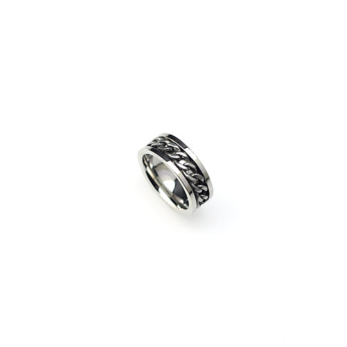 Turned Chain Textured Ring