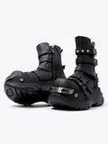 Metal Punk Round Toe Martin Boots ArtsKoreanMan