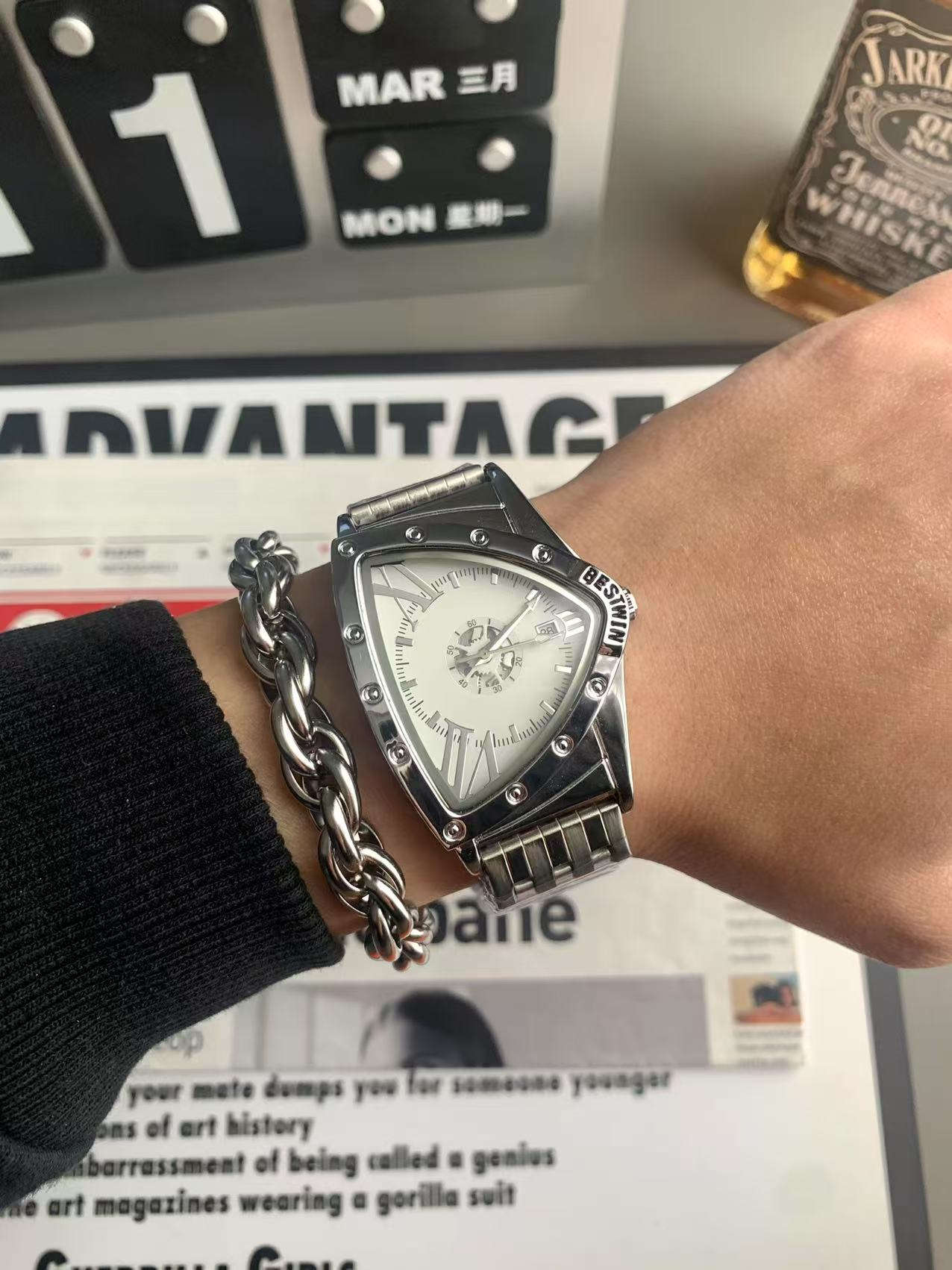 Wormhole Concept Triangle Watch Bracelet