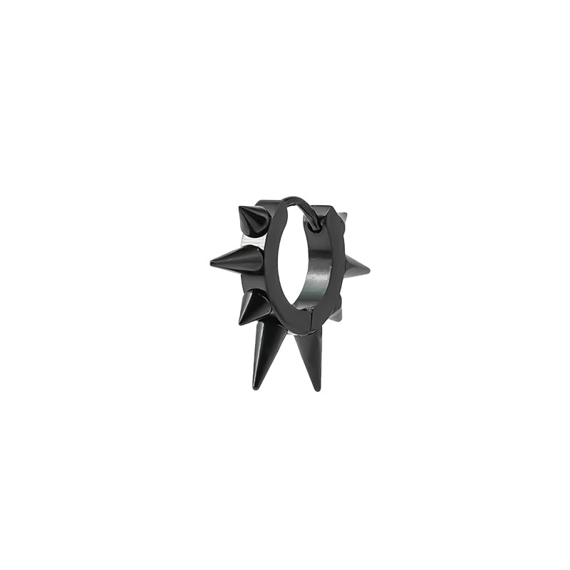 Punk Thorn Titanium Earrings