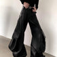 【25s Feb.】3D Silhouette Punk Large Pocket Leather Pants