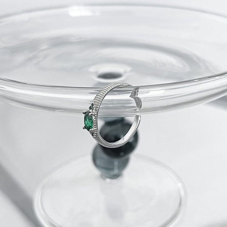 Oasis Series Gemstone Adjustable Ring