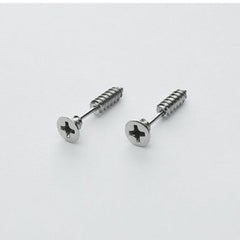 Long Screw Shape Earrings