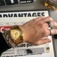Wormhole Concept Triangle Watch Bracelet