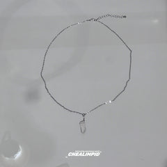 Flying Birds and Stone Double Layer Necklace