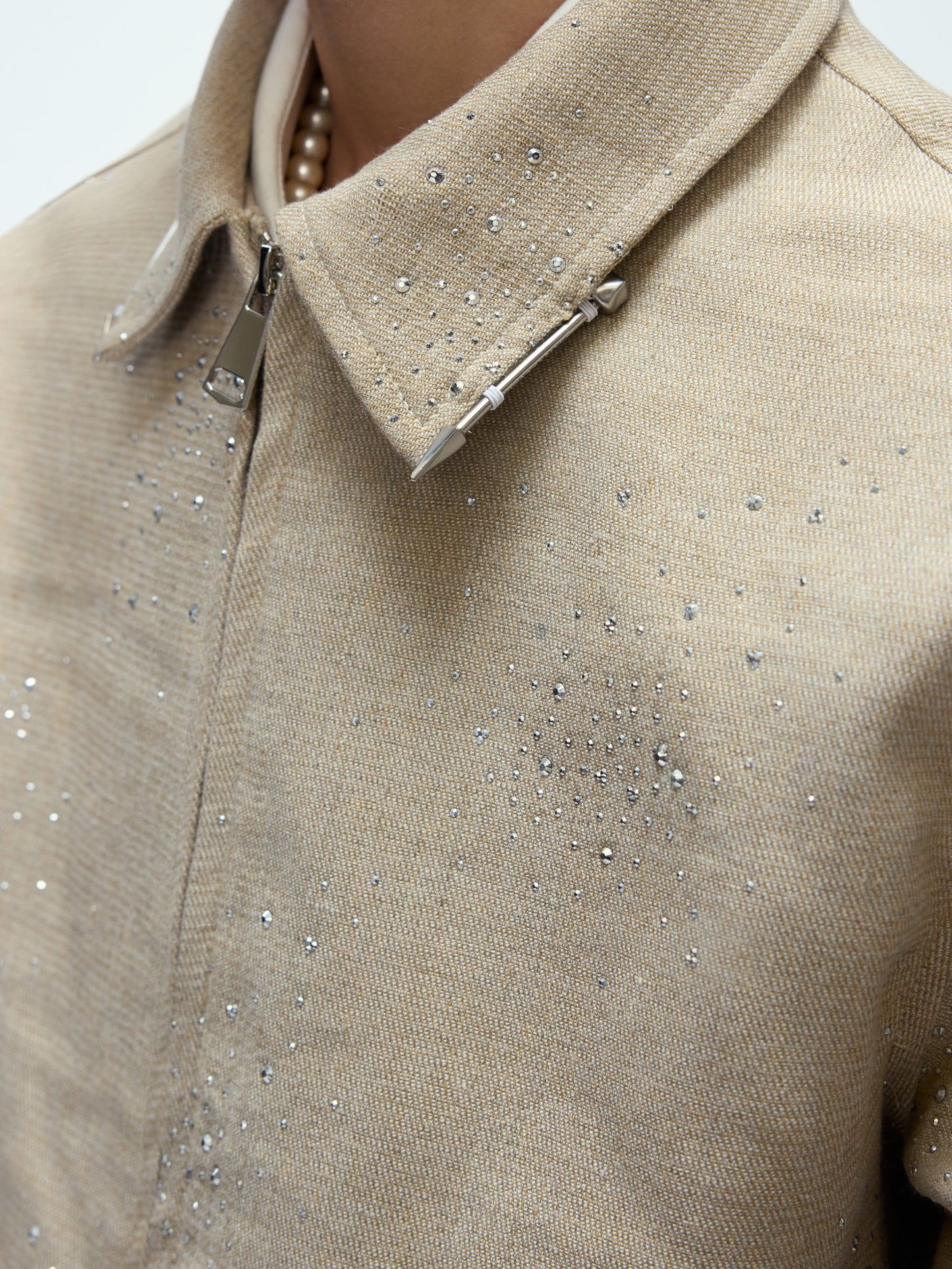 【25s Sep.】"Starlight" Hot-drilled Sequined Jacket/pants