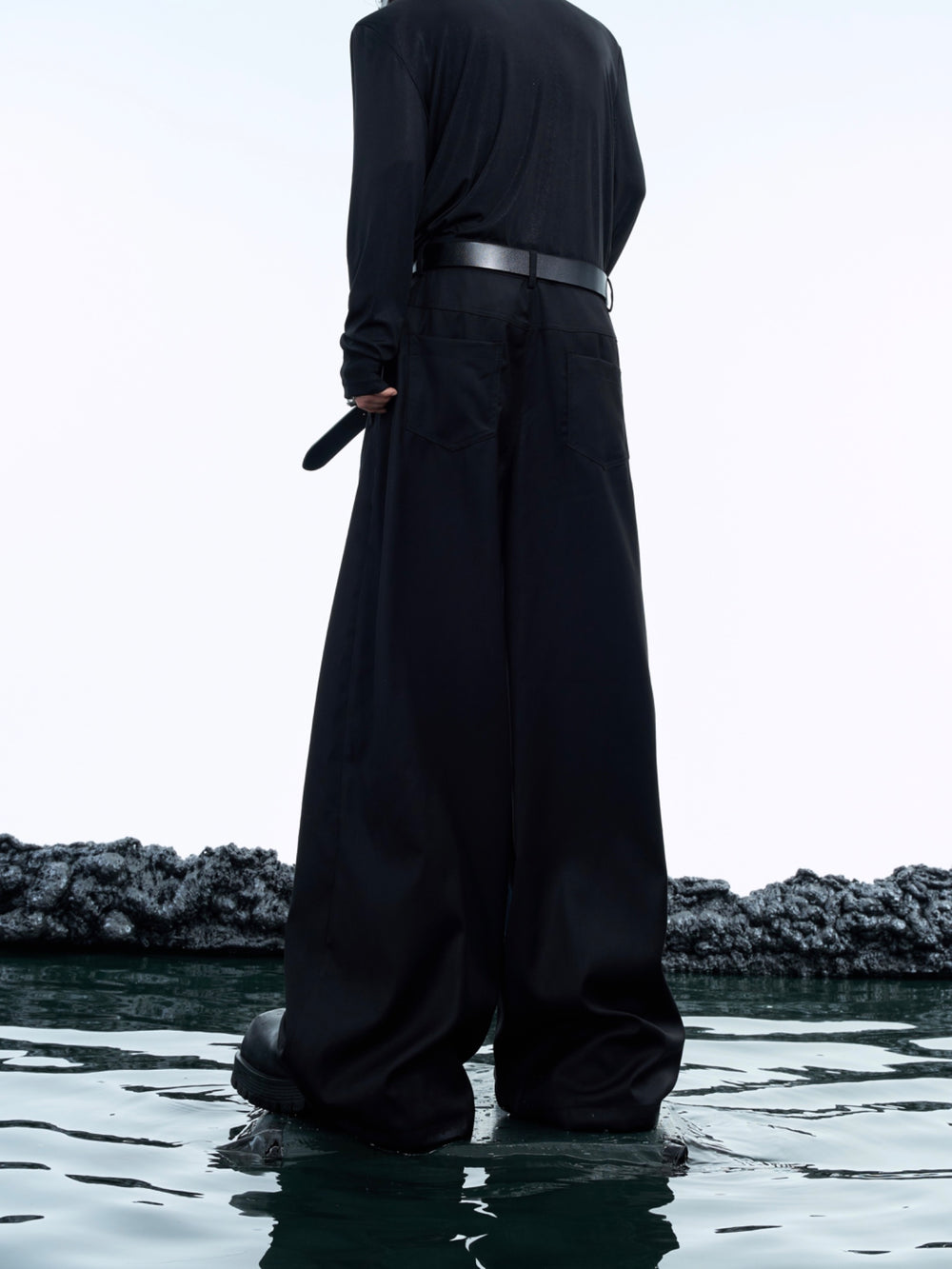 【24s Nov.】Color-Block High-Waisted Denim Pants ArtsKoreanMan