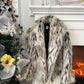 【24s Nov.】Leopard Plush Faux Fur Coat（Girls) ArtsKoreanMan