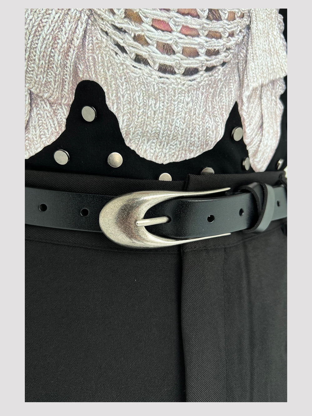 Niche Metal Buckle Belt ArtsKoreanMan