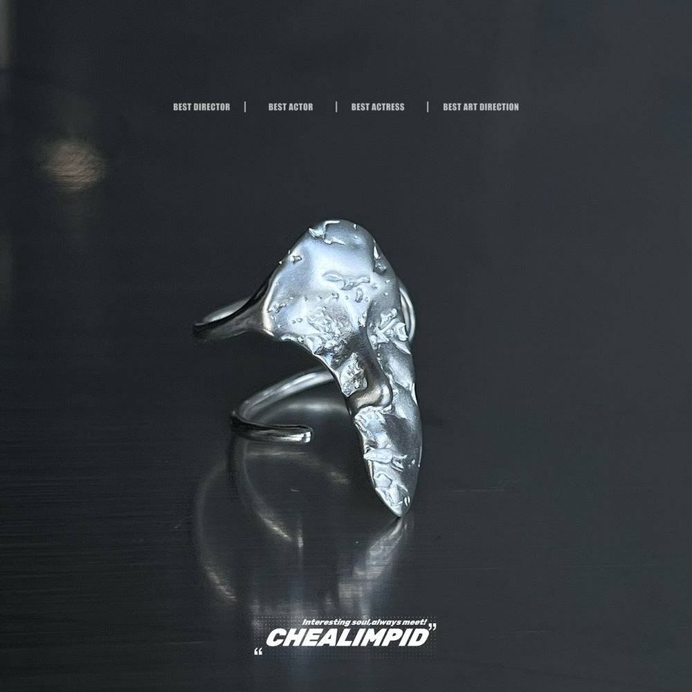 Simple Vintage Mask Face Ring ArtsKoreanMan