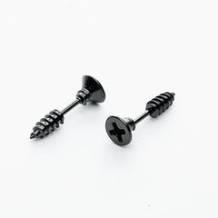Long Screw Shape Earrings