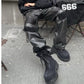 Retro Dark Knight Big Toe Martin Boots