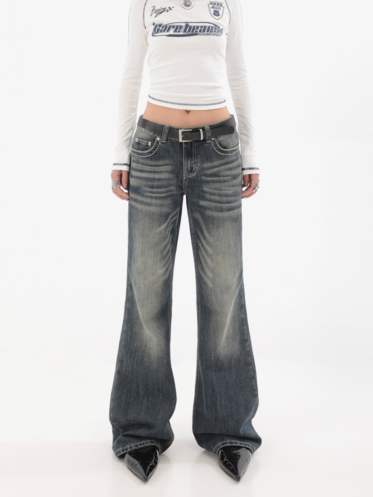 【23s July.】Low Rise Flared Jeans – ArtsKoreanMan